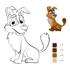 Top 25 dog coloring pages for kids: Free Vector Color Dog Coloring Book For Preschool Children Pet Cartoon Drawing Book Happy Animal Character