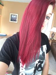 Dye colour fade varies from person to person, but in general, darker colours tend to last longer than lighter shades. Manic Panic Vampire Red Faded Novocom Top