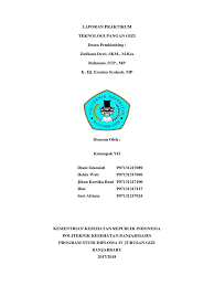 (laporan praktikum teknologi serealia dan palawija). Laporan Praktikum 1 Susu Kedelai Pdf