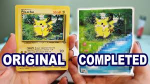 It's a very hard to make judgement call on the outside. Painting In The Background Of Pokemon Cards What They Should Look Like Youtube