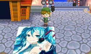 とびだせどうぶつの森 qrコード ボーカロイド 地面マイデザイン 初音ミク その4 どうぶつの森 とび森 マイデザイン どうぶつの森amiiboカード