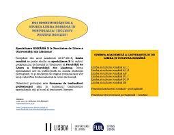 Facultatea de litere, usm, chișinău. Recomandare Specializare RomanÄƒ B La Facultatea De Litere A UniversitÄƒÈ›ii Din Lisabona