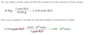 V = nrt/p = 40 * 8.3144598 * 250 / 101300 = 0.82 m³. How To Calculate The Number Of Molecules In 72 Grams Of Water Quora