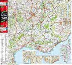 Carte grand format des routes de france. Carte Du Sud De La France Vacances Guide Voyage
