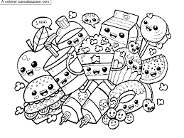 Buy the best and latest dessin kawaii fille on banggood.com offer the quality dessin kawaii fille on sale with worldwide free shipping. Coloriage Aliments Kawaii Sans Depasser