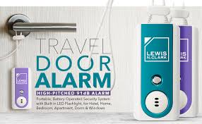 Check spelling or type a new query. Amazon Com Lewis N Clark Travel Door Alarm Window Guard Portable Home Security System Battery Operated For Hotel Bedroom Apartment Dorm With Built In Led Flashlight Blue Electronics