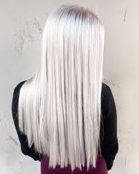 It's also a good idea to get your hair touched up every month or so with an. 17 Examples That Prove White Blonde Hair Is In For 2021