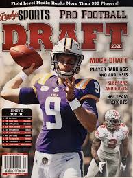 Our fantasy football draft simulator is an efficient way to practice for your draft. Lindy S Sport Pro Football Issue 52 Lindy S Top 10 Draft 2020 Joe Burrow Cover Amazon Com Books