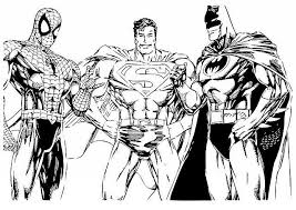 Superman Batman E Spiderman Disegno Da Colorare Dei Supereroi Blogmamma It Nel 2020 Disegni Da Colorare Disegni Superman
