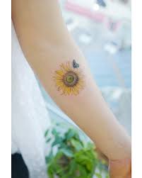 Butterfly Tattoo Is One Of The Most Popular Tattoo Ideas Butterfly Tattoos Butterfly Tattoos For Women Sunflower Tattoo Ideas Sunflower With Butterfly Tattoo