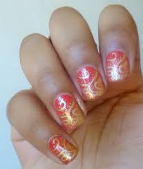 So, for that purpose, today, we have made a photo collection of 15 coral nail designs that. Diy Ideas Nails Art Coral Nail Glitter Gradient With Stamping Diypick Com Your Daily Source Of Diy Ideas Craft Projects And Life Hacks