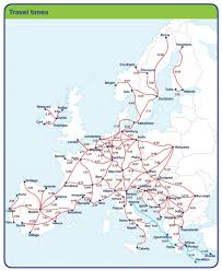 European Railway Map Europe Train Travel Backpacking Europe Europe Train