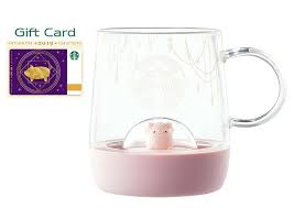 Starbucks Korea 2019 New Year Goid Pig Newyear Flyingpig Led Figure Glass 355ml Ebay Starbucks Advertising Collectibles Starbucks Advertising