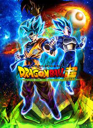 Cool animated poster of dragon ball super broly with gogeta and broly in fighting pose. Dragon Ball Super Broly Remastered Poster Art Id 115488