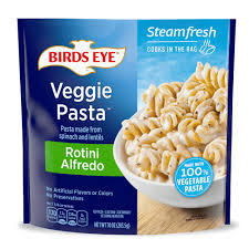 Birds Eye Veggie Pasta Alfredo Nutrition Facts Vegetable Rotini Pasta In Alfredo Sauce Birds Eye