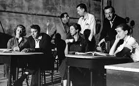 A Rehearsal For Separate Tables 1958 Rita Hayworth Burt Lancaster Producer Harold Hecht Wendy Hiller Direct Rita Hayworth Deborah Kerr Hollywood Pictures