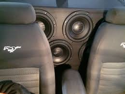 The Mustang Car Audio Audio Equipment Car Seats