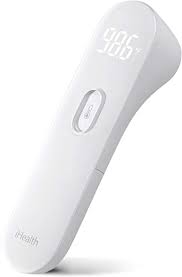 Ihealth thermometer how to use. Amazon Com Ihealth No Touch Forehead Thermometer Digital Infrared Thermometer For Adults And Kids Touchless Baby Thermometer With 3 Ultra Sensitive Sensors Large Led Display And Gentle Vibration Alert Pt3 Health Personal Care