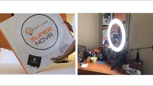 Diva Ring Light Super Nova With Mini Desk Tripod Unboxing Demo Review Youtube
