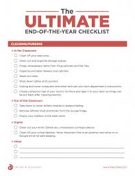 The Art Teachers Ultimate End Of The Year Checklist The