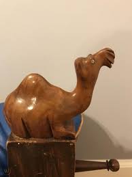 Check out our camel saddle selection for the very best in unique or custom, handmade pieces from our chairs & ottomans shops. Vintage Camel Saddle Foot Stool Wood W Camel Figures At Ends Brass Nail Heads 1910069829