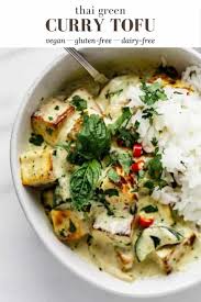 Thai Green Curry Tofu Recipe In 2020 Vegetarian Recipes Healthy Green Curry Recipes Curry Recipes