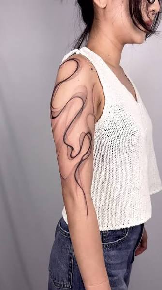 Abstract Tattoo Sleeve Ideas