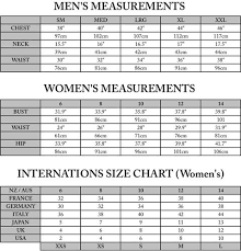 Size Guide Clothing Blank Space