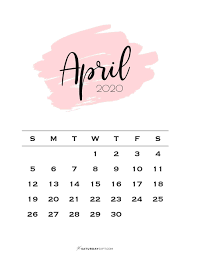 Download printable version (490.79 kb) good sleep for good health. Cute Free Printable April 2021 Calendar Saturdaygift Calendar Design Cute Calendar Calendar Wallpaper