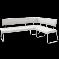 In einem schlichten und zeitlosen design passt diese eckbank zu jeden haushalt. Mca Furniture Eckbank Arco Mit Weissem Kunstlederbezug Edelstahlgestell