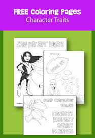 This compilation of over 200 free, printable, summer coloring pages will keep your kids happy and out of trouble during the heat of summer. Free Printable Character Education Coloring Pages That Teach Good Character Traits Like R Character Education Good Character Traits Kindergarten Coloring Pages