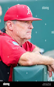Arkansas coach Dave Van Horn argues with first base umpire Darrin Sealey,  unseen, over whether Arkansas' Chase Leavitt was out at first base in the  fourth inning against LSU in an NCAA