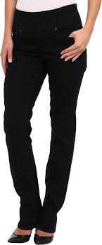 Jag Jeans Womens Peri Pull On Straight In Black Void 4 X 30