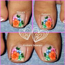 Uñas con flores de colores. Figuras De Unas Para Los Pies Con Flores Hermosas Decoracion De Unas Flores Facil De Hacer Para Pies No Solo Es Un Problema Estetico Sino Que Tambien Puede Amenazar