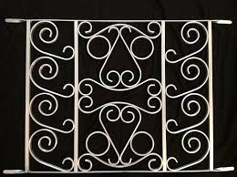 Gate style half screen door grille, simple, protective screen door grille. Screen Door Grille Decorative Protective Powder Coated Etsy Decorative Screen Doors Screen Door Grilles Screen Door