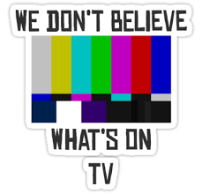 We Don T Believe What S On Tv Lyrics Stickers By Spnlockscreenz Redbubble Pegatinas Wallpaper Pegatinas Bonitas Libreta Tumblr