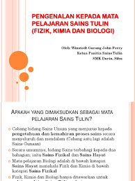 Asasi sains fizikal kejuruteraan, sains, sains dengan pendidikan, sains komputer, teknologi maklumat, seni bina, ukur bahan, ukur bangunan, pengurusan harta tanah dan perancangan bandar dan wilayah rancangan persediaan khas (jepun) dalam bidang kejuruteraan dan sains teknologi life during asasi um was so wonderful. Pengenalan Kepada Mata Pelajaran Sains Tulin Fizik Kimia Dan Biologi