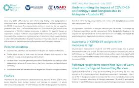 Published by sealand asia on 26 march 2020. 4mi Snapshot Understanding The Impact Of Covid 19 On Rohingya And Bangladeshis In Malaysia Update 2 Mixed Migration Centre