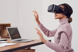 Person Using Virtual Reality Goggles · Free Stock Photo