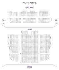 peacock theatre seating plan boxoffice co uk