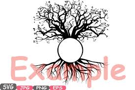 German shepherd dog sitting silhouette. Family Tree Split Circle Silhouette Svg Cutting Files Family Tree Deep Roots Branches Monogram Word Art Clipart Vinyl Family Is Love 597s By Hamhamart Thehungryjpeg Com