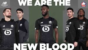 The new kit's body is white, lille osc's traditional away color. New Balance Launch Lille 20 21 Away Shirt Soccerbible