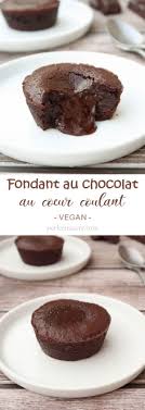 Fondant Au Chocolat Au Coeur Coulant Vegan Perle En Sucre Fondant Au Chocolat Gateau Chocolat Vegan Recette Fondant Au Chocolat