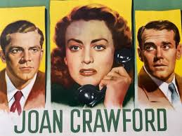 Original “Daisy Kenyon“ 1947 Linen-Backed Movie Poster Joan Crawford Henry  Fonda