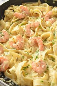 Try This Best Olive Garden Shrimp Alfredo Shrimp Alfredo Recipe Shrimp Fettuccine Recipes Shrimp Pasta Recipes Easy