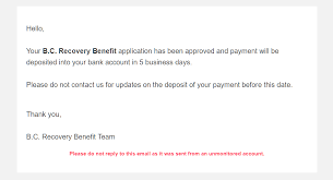 It's essentially a direct replacement, but only if you're ineligible for the applications open up every other monday, and you apply for the two week period that just passed. Received Notification Of Bc Recovery Benefit Email Arrived About Hour Ago Britishcolumbia