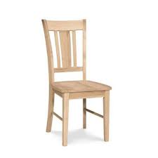San Remo Slat Back Chair As Shown Unfinished Dining Chairs Dining Chairs Dining Room Chairs