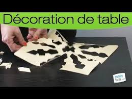 Join the fight against clutter. Decoration Faire Un Set De Table En Papier Ajoure Youtube