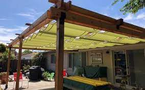 Shade sails are a great way to give your patio or pergola shade over an uncovered porch, patio, verandah or balcony and block out harsh direct sunlight. Retractable Pergola Covers Pergola Awnings Retractableawnings Com