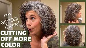 You'll still have some length to style with less to manage on a daily basis. My Transition To Gray Hair At 17 Months Going Gray With Curly Hair Youtube